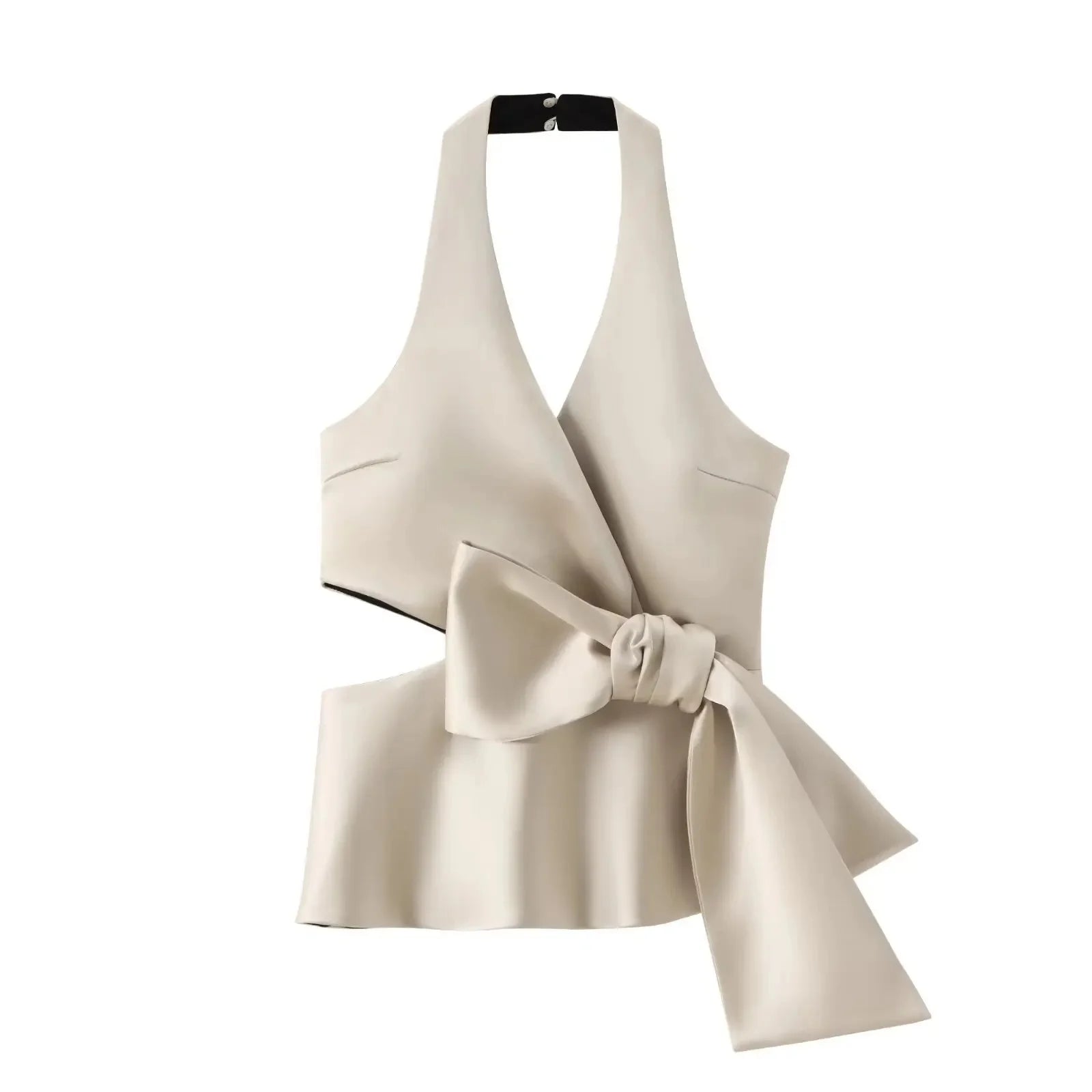 ELEGANTES WICKEL-TOP MIT SCHLEIFE
