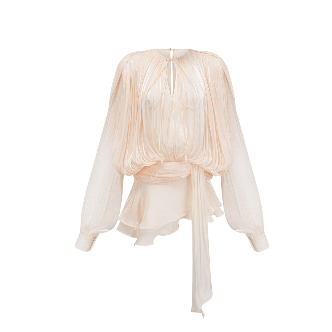 FESTLICHES KLEID IN CREME