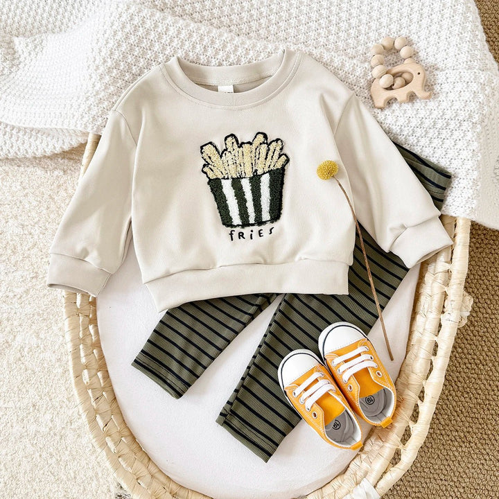 Baby-Set aus Sweatshirt & Leggings