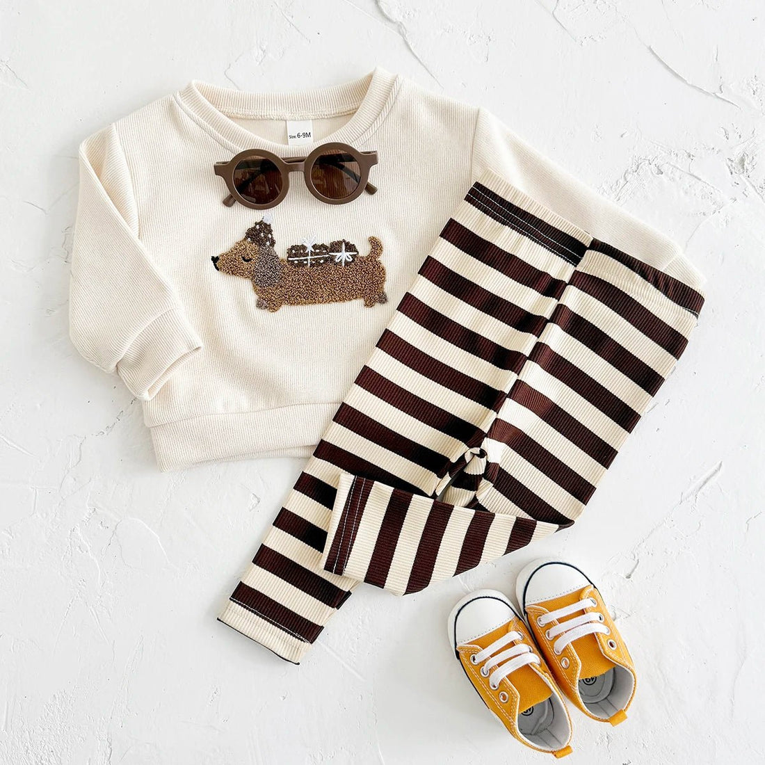 Baby-Set aus Sweatshirt & Leggings