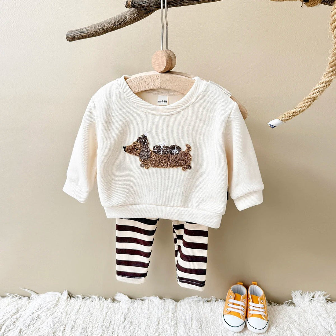 Baby-Set aus Sweatshirt & Leggings