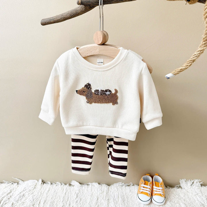 Baby-Set aus Sweatshirt & Leggings