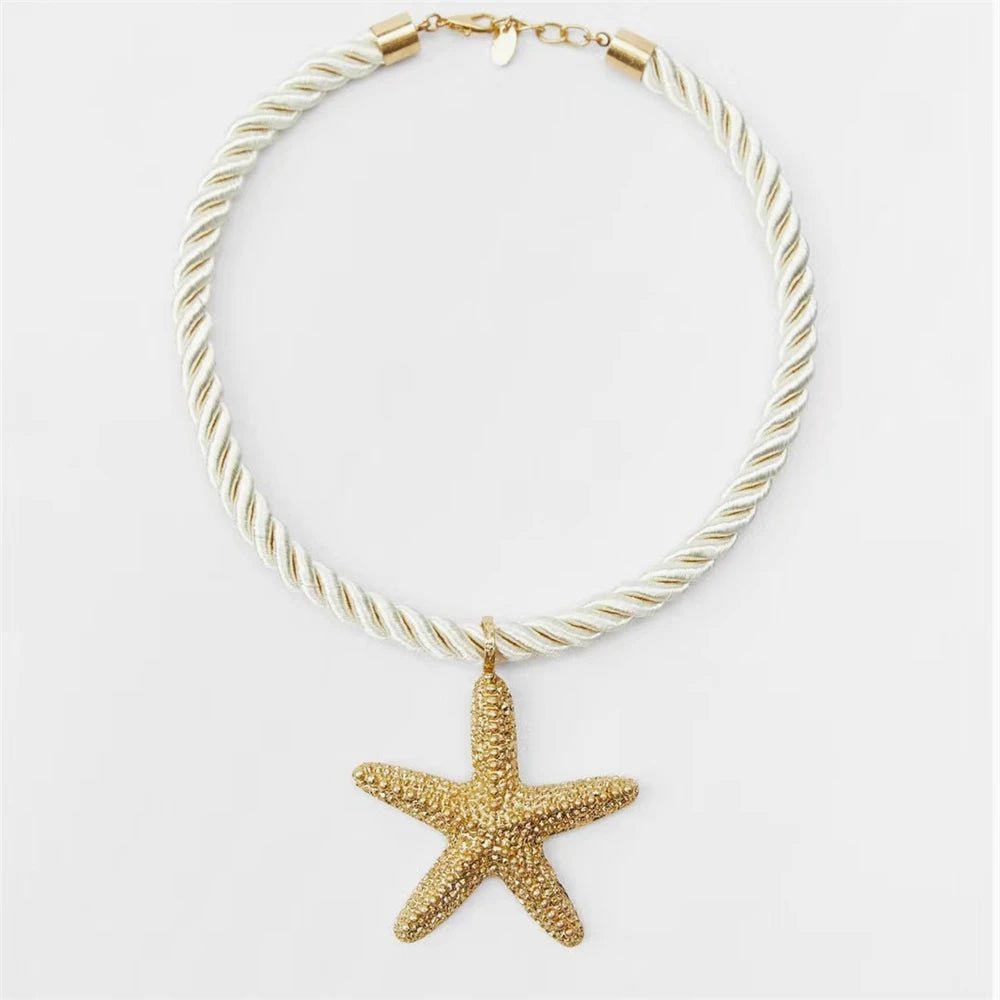 Boho Kette mit Seestern Charm