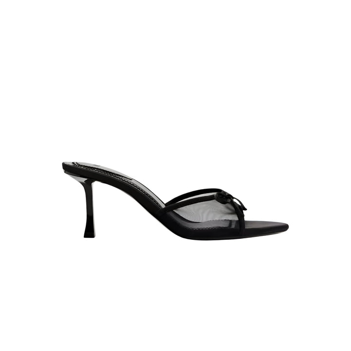 ELEGANTE SCHWARZE HIGH HEELS MIT SCHLEIFE