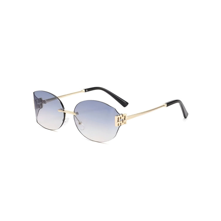 Exklusive Sonnenbrille mit goldenen Details