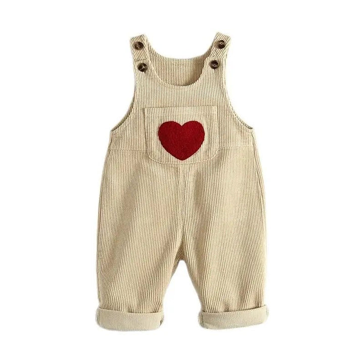 Kinder Cordlatzhose mit Herz  für 1–3 Jahre