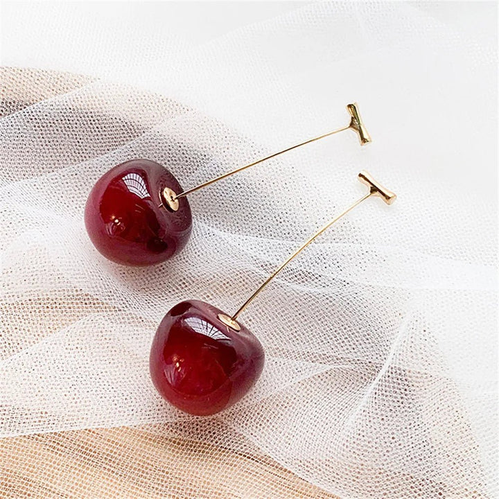 Kirsch-Ohrringe – Trendy Statement