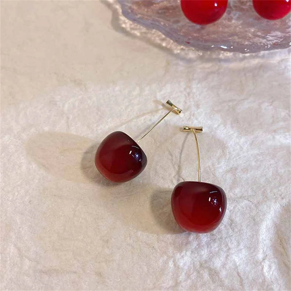Kirsch-Ohrringe – Trendy Statement