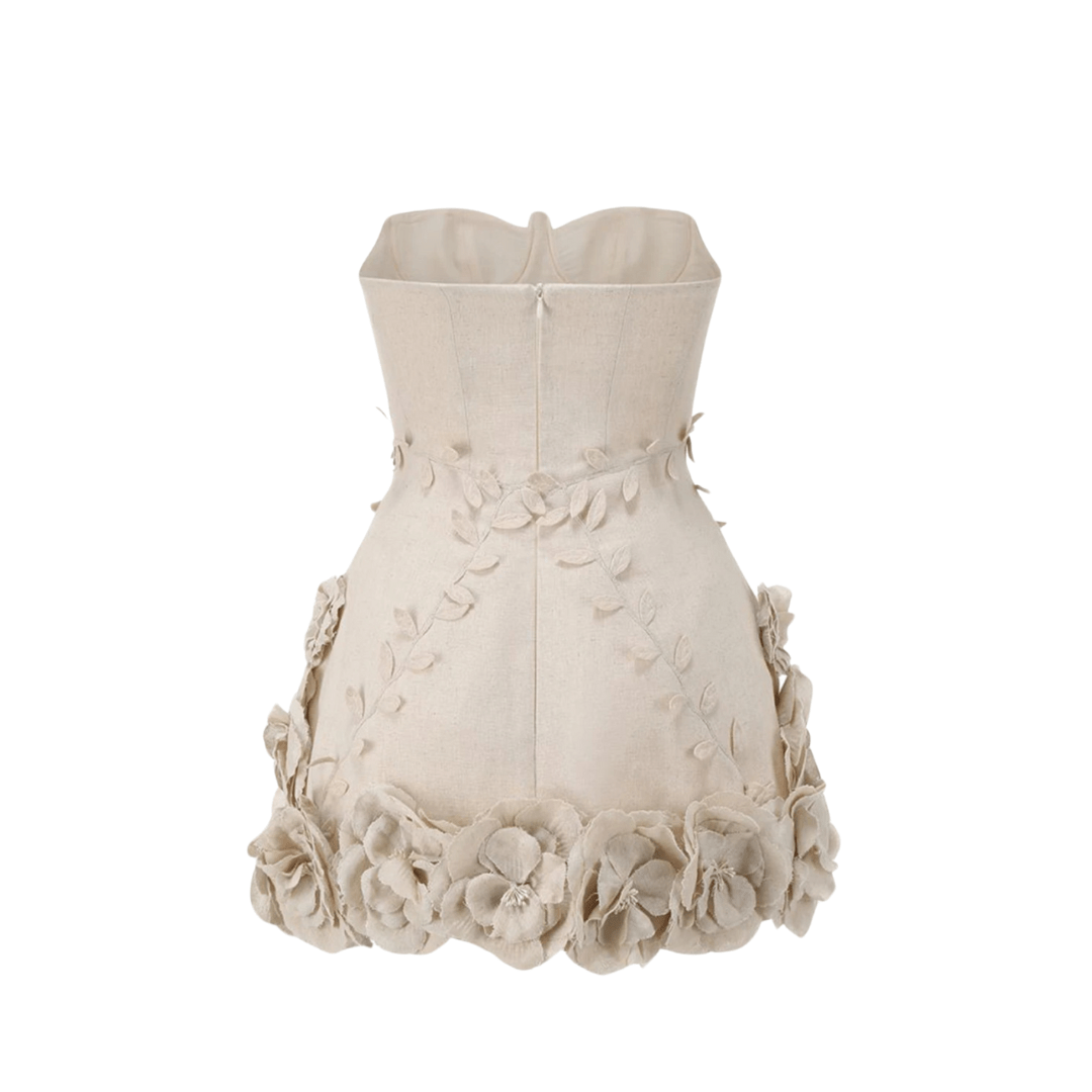 Mini Corsagenkleid mit Blüten