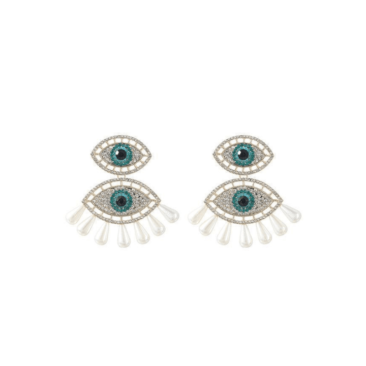 Nazar Pearl Drop Ohrringe