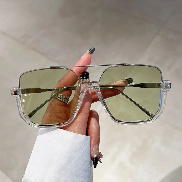 Vintage Oversized-Sonnenbrille Quadrat