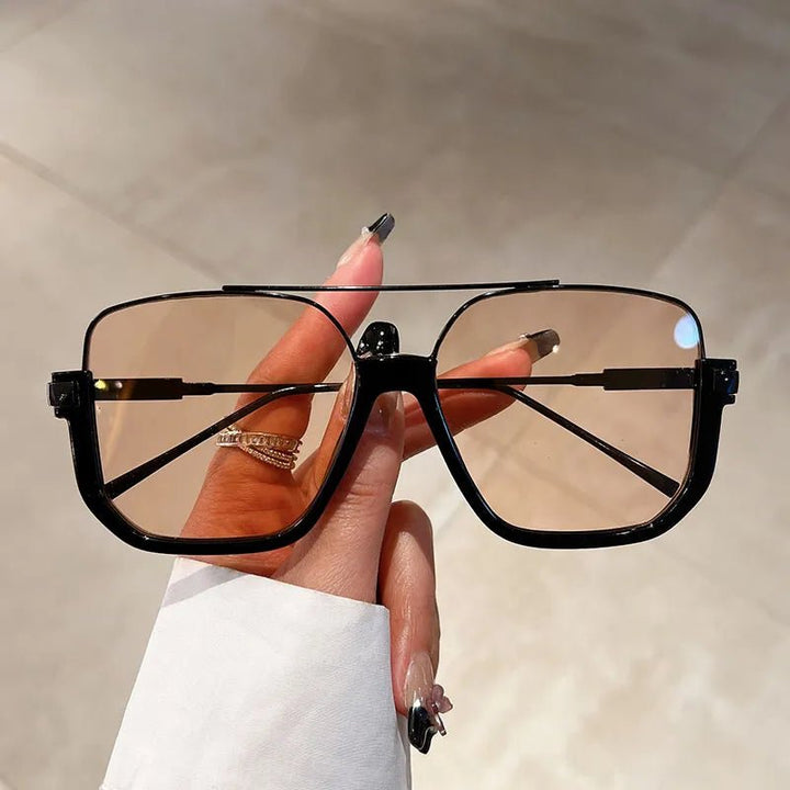 Vintage Oversized-Sonnenbrille Quadrat