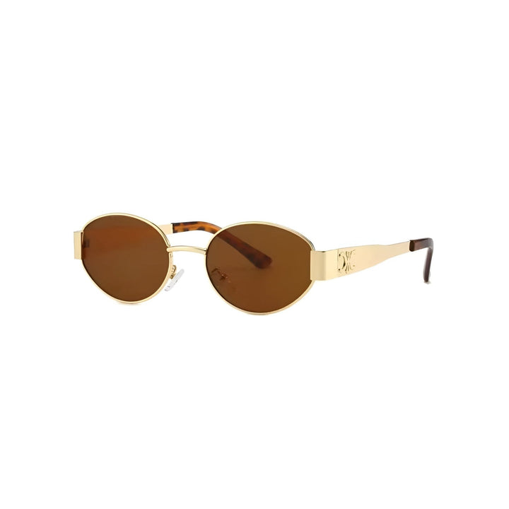 Vintage Sonnenbrille mit goldenen Details