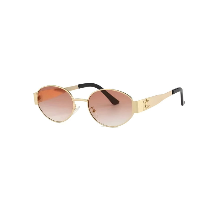 Vintage Sonnenbrille mit goldenen Details